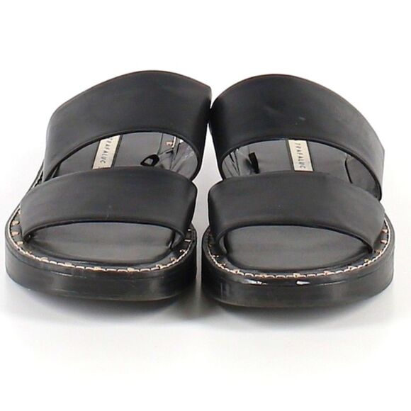 Zara Shoes - Zara RARE Sandals w Two Straps and Gold Grommets-Black size 37/6.6-7 w Dust Bag